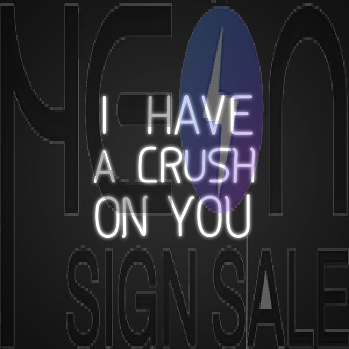 I Have A Crush On You Neon Sign