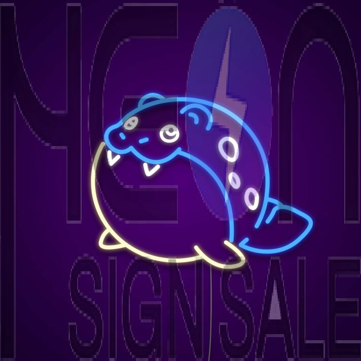 Spheal Neon Sign