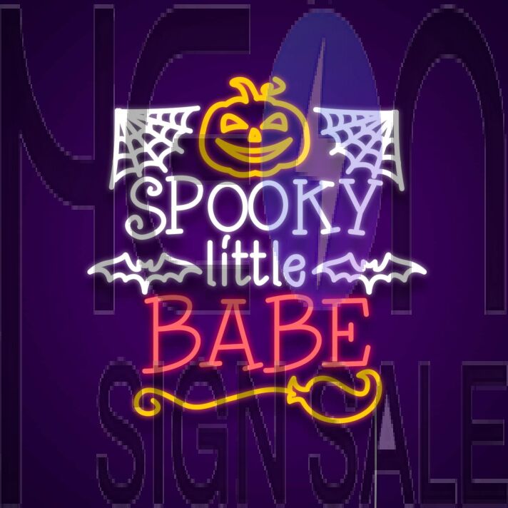 Spooky Little Babe Neon Sign