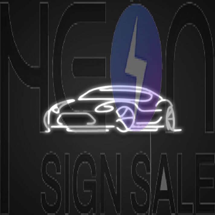 Sports Car Neon Sign