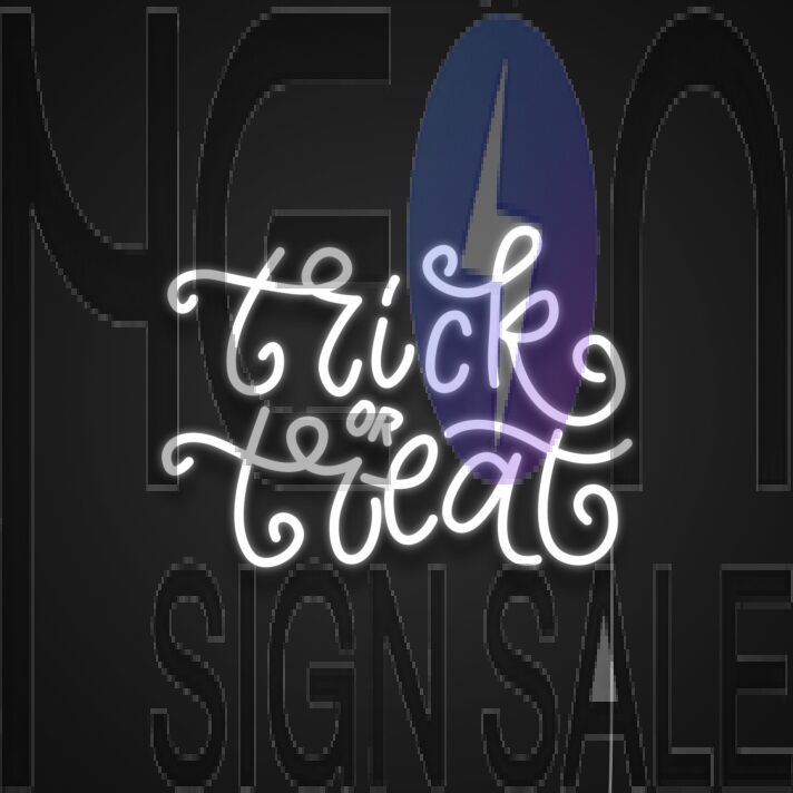 Trick Or Treat Neon Sign