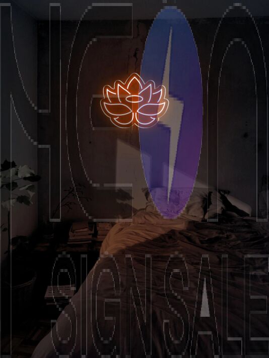 Lotus Flower LED neon sign
