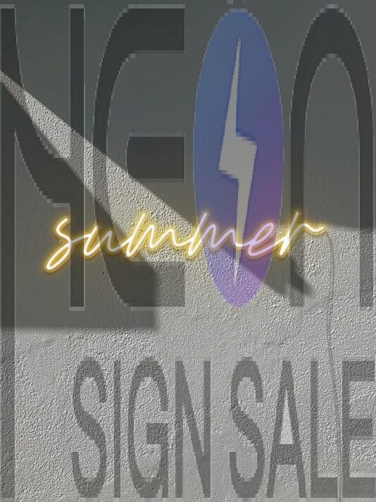 Summer Neon Sign