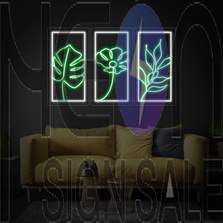 3D Flower Neon Sign