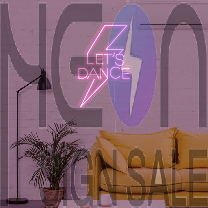 Lets Dance Neon Sign