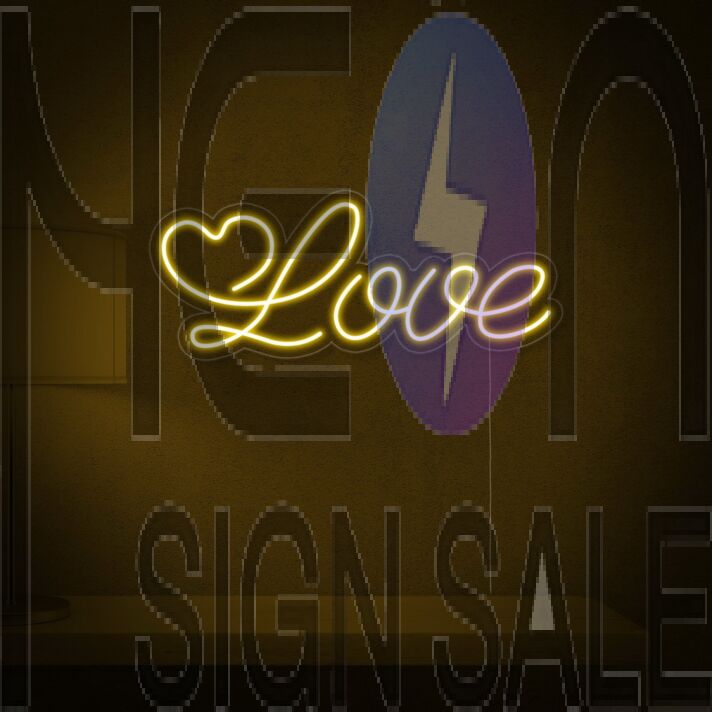 Love Word Neon Sign