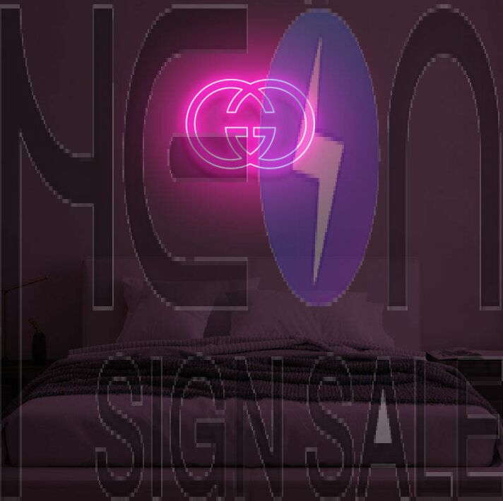 "GG" LED Neon Sign