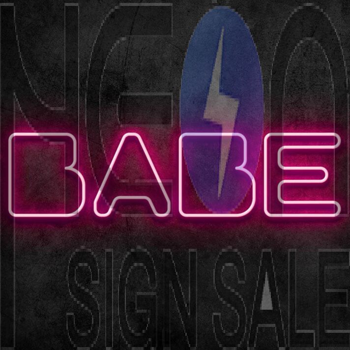 BABE Neon Sign