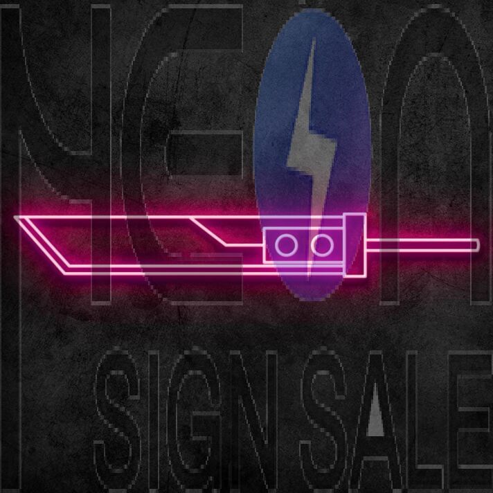 Buster Sword Neon Sign