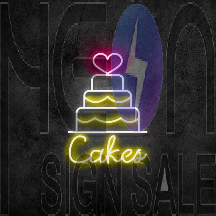 Cake Neon Sign