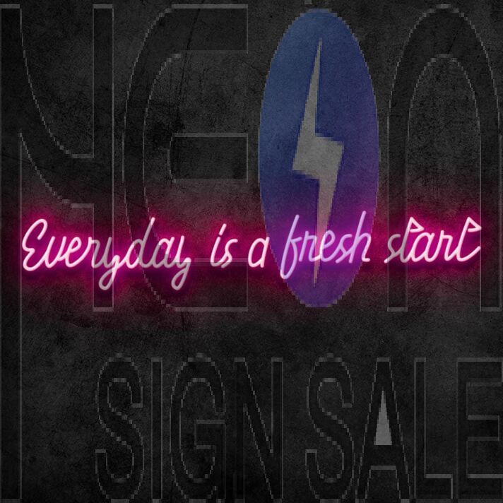 Fresh Start Neon Sign