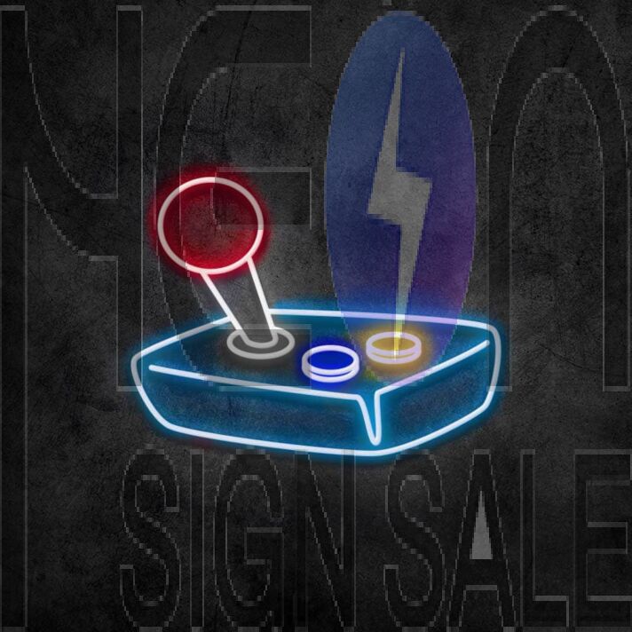 Joystick Neon Sign