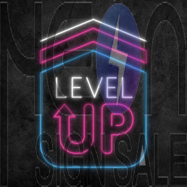 Level Up Neon Sign