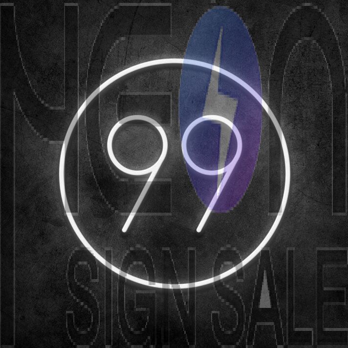 Number 99 Neon Sign