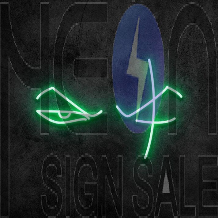 One Eyed Pirate Hunter Neon Sign