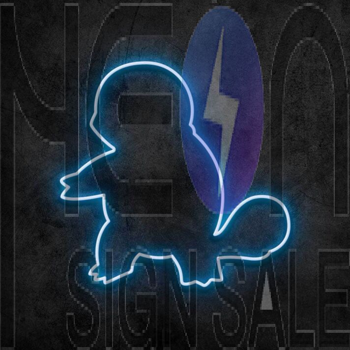 Squirtle Neon Sign