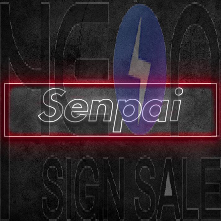 Supreme Senpai Neon Sign