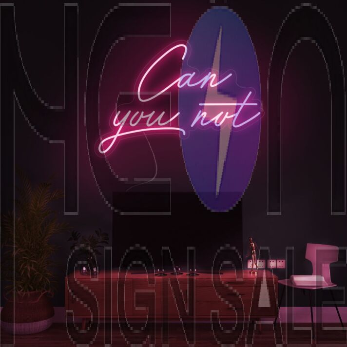 Can You Not Neon Sign