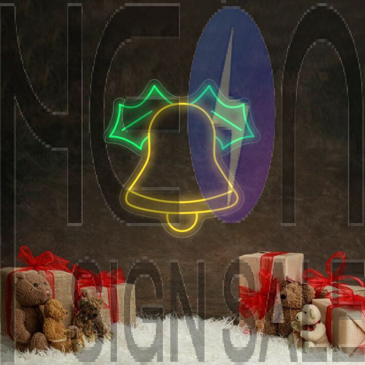 Christmas Bell Neon Sign