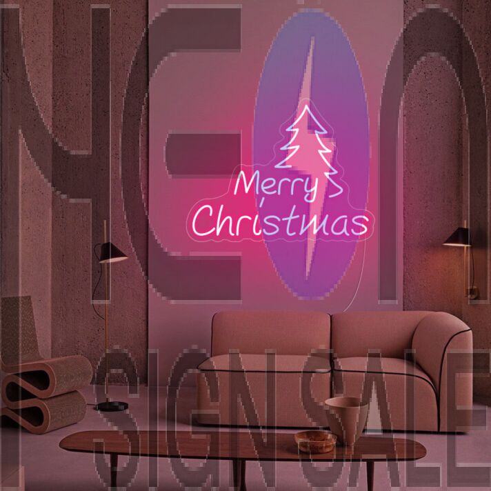 Christmas Tree Christmas Neon Sign