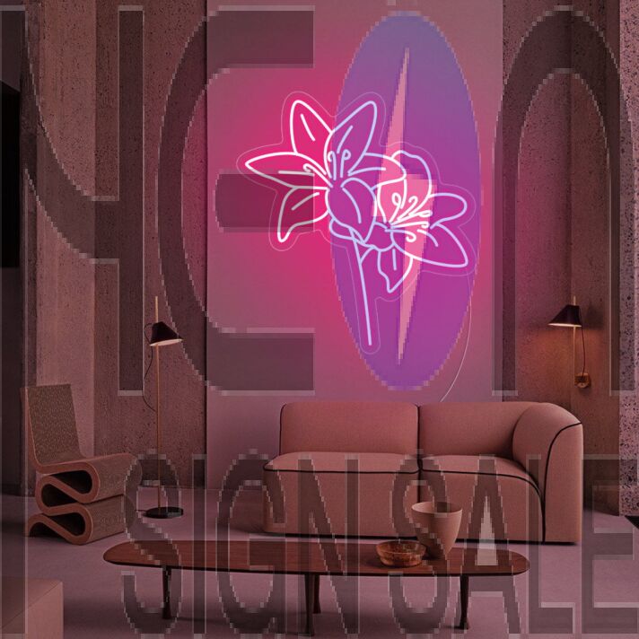 Easter Flower Neon Sign