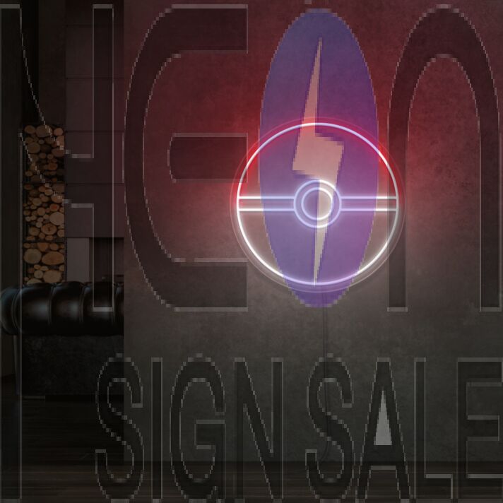 Pokeball Neon Sign