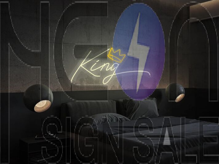 King Neon Sign