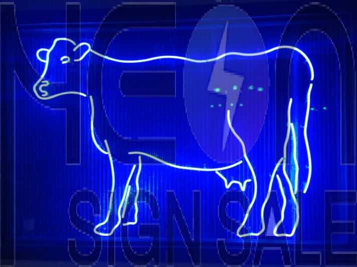 Cow Neon Sign