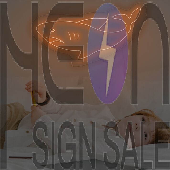 Baby Shark For Childrens Room Neon Sign