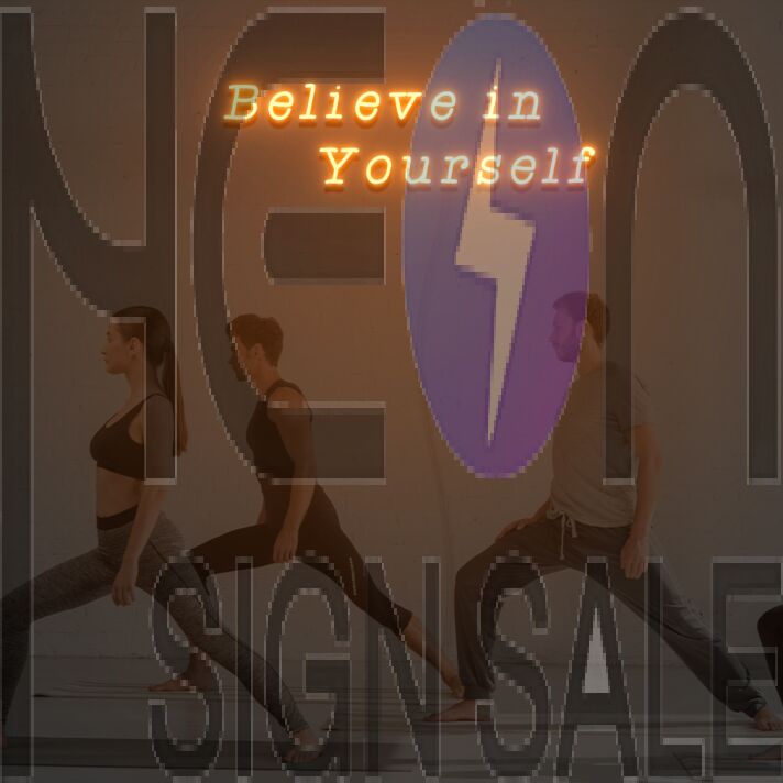 Belive In Yourself Neon Sign Custom Neon Sign Lights Night Lamp Led Neon Sign Light For Home Party