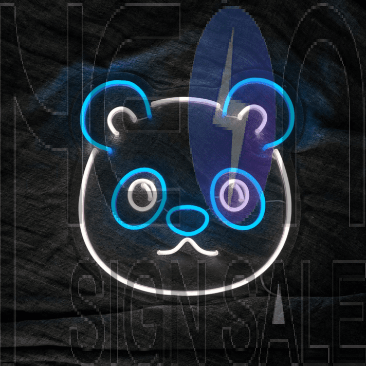 Panda Led Neon Sign