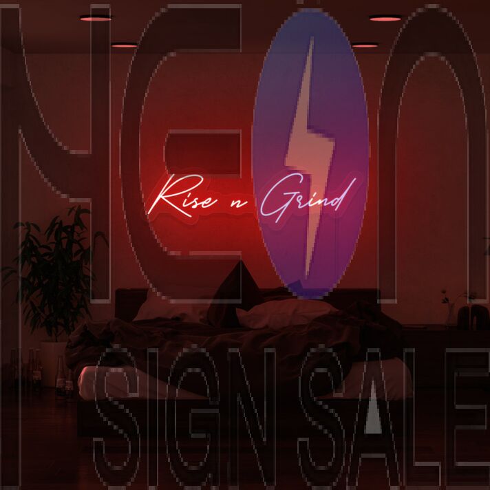 Rise n Grind V1 Neon Sign