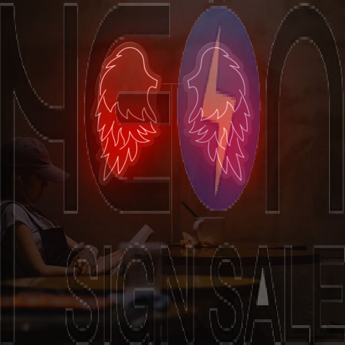 Angel Wings Neon Sign
