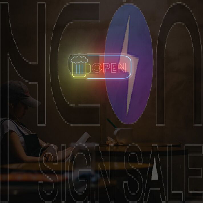 Open Neon Sign