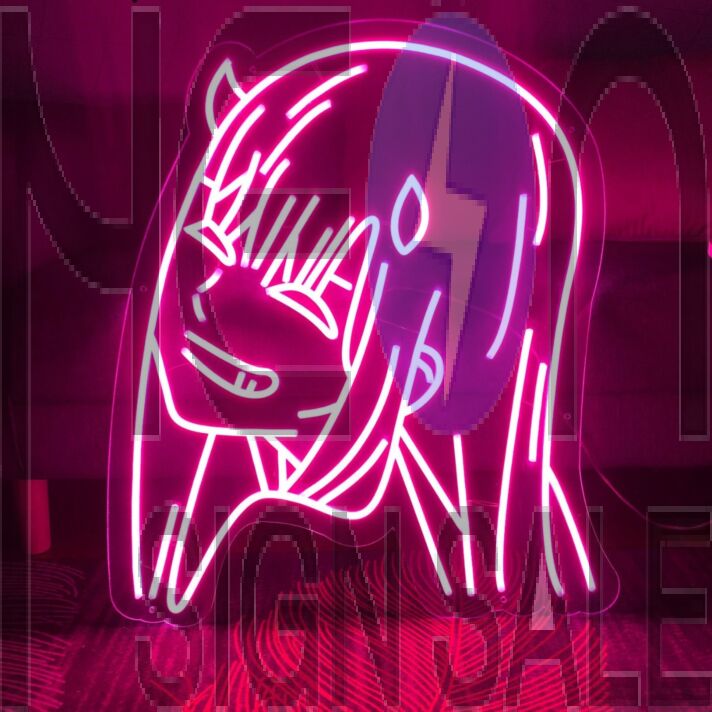 Zero Two anime girl – Led neon sign