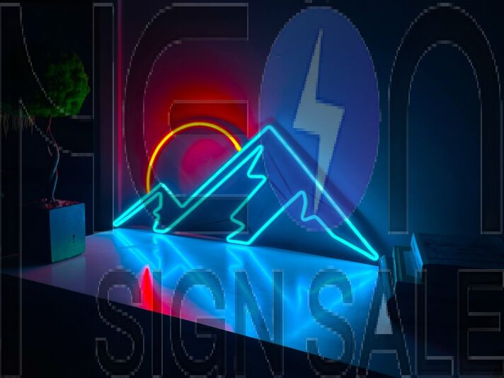 Mountain Neon Wall Art – Bedroom Neon Sign