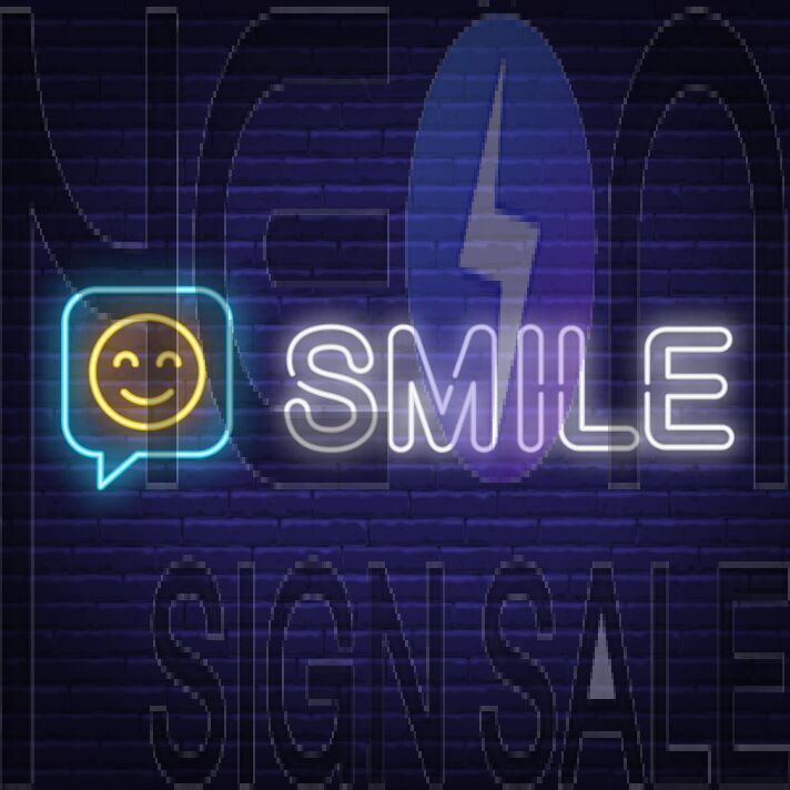 Smile Neon Sign
