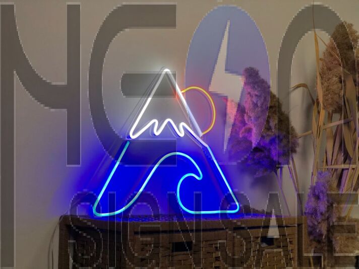 Mountain Sea – Led Neon Sign