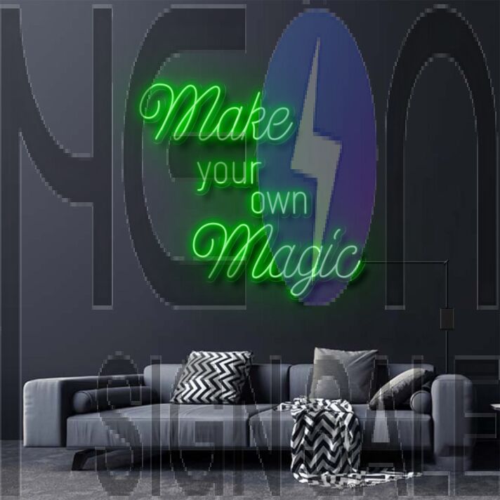 Frozen Make Your Own Magic Neon Sign