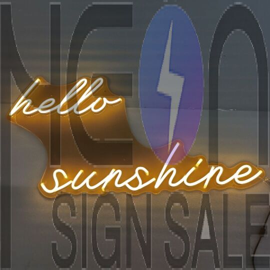 Hello Sunshine Neon Sign