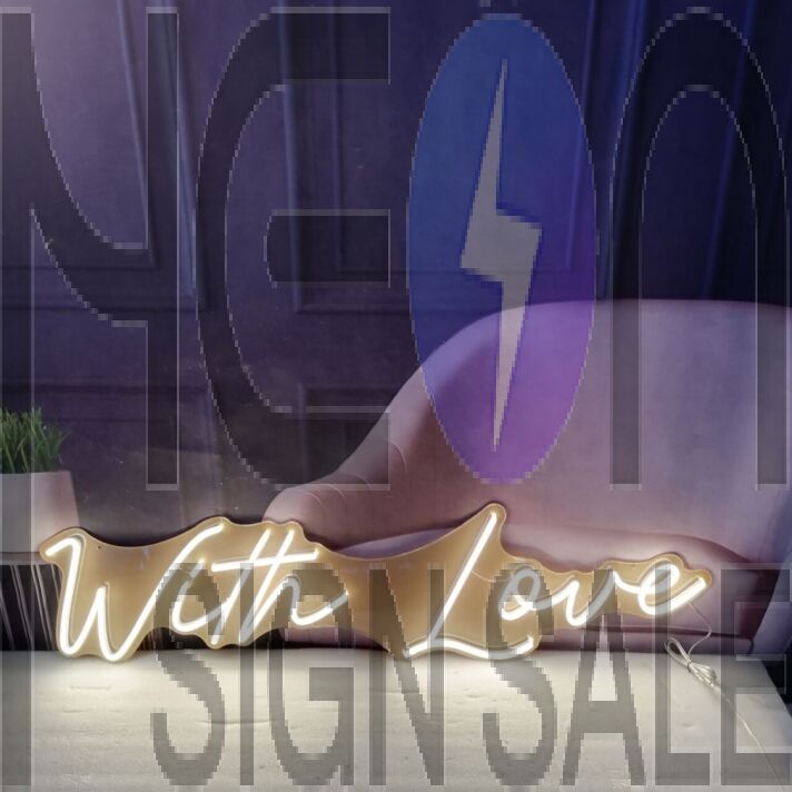 With Love Neon Sign