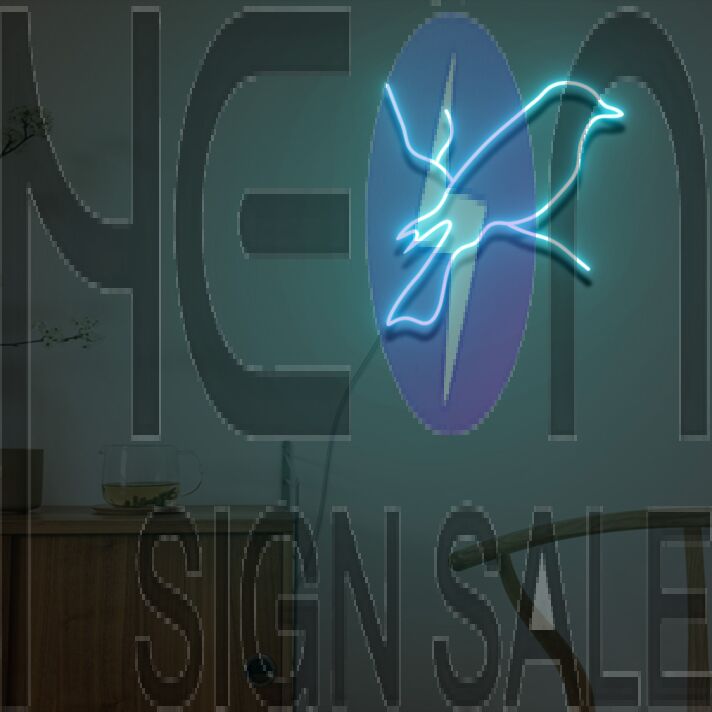 Fantail Neon Sign Lights Night Lamp Led Neon Sign Light For Home Party