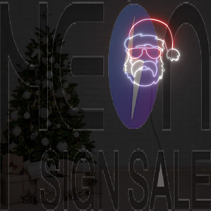 Hipster Santa Neon Sign Lights Night Lamp Led Neon Sign Light For Home Party