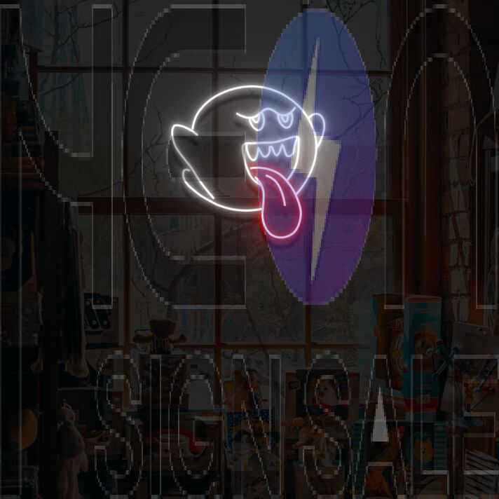 Ghost Mario Boo Neon Sign Lights Night Lamp Led Neon Sign Light For Home Party
