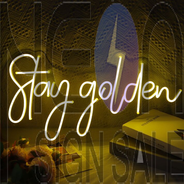 Stay Golden Neon Sign