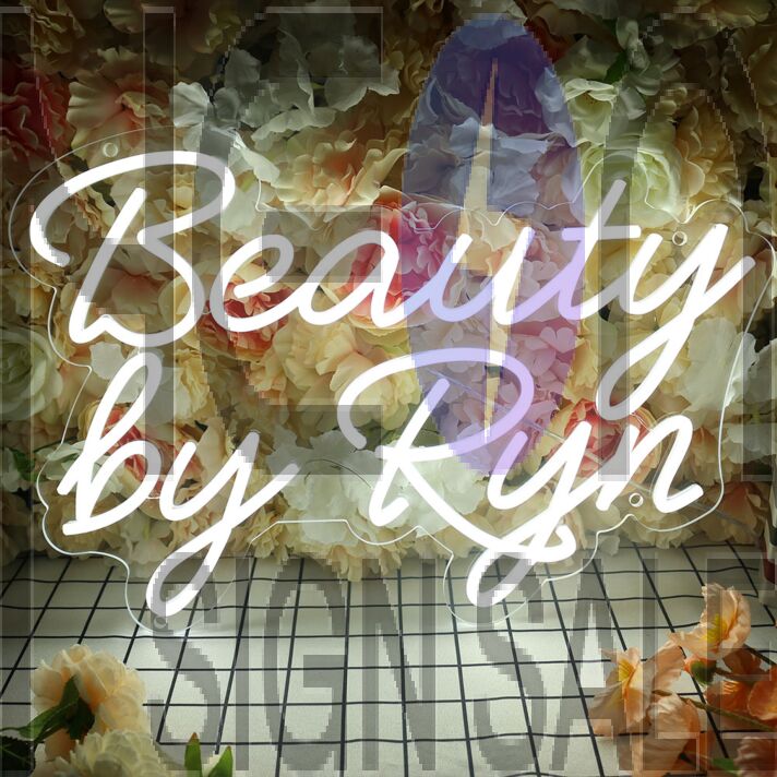 Beauty By Ryn Neon Sign