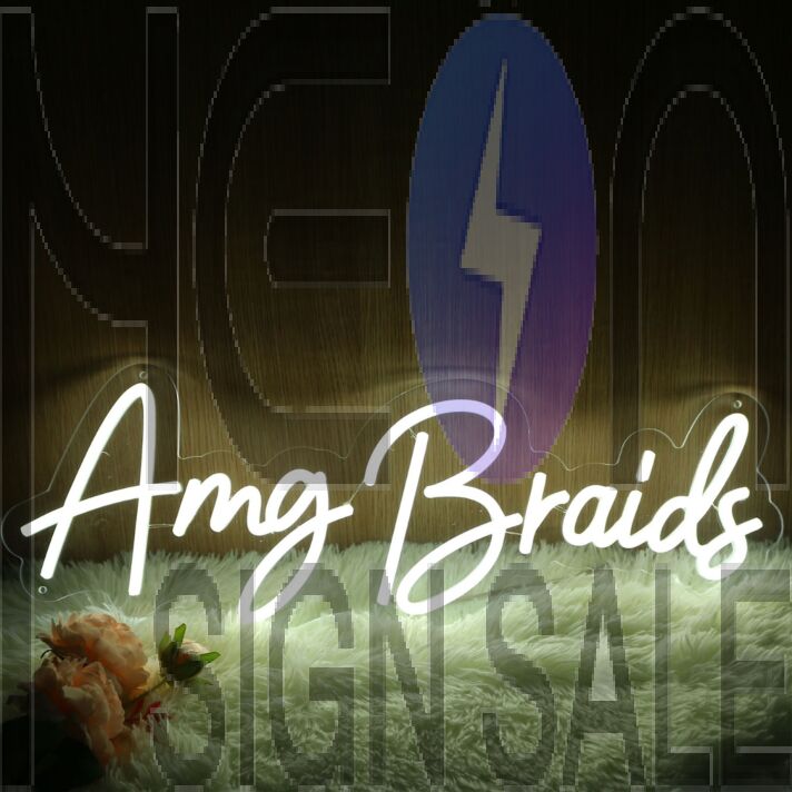 Amg Braids Neon Sign