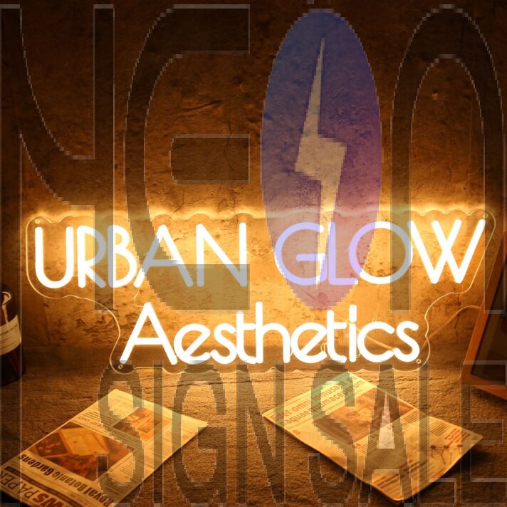 Urban Glow Aesthetics Neon Sign