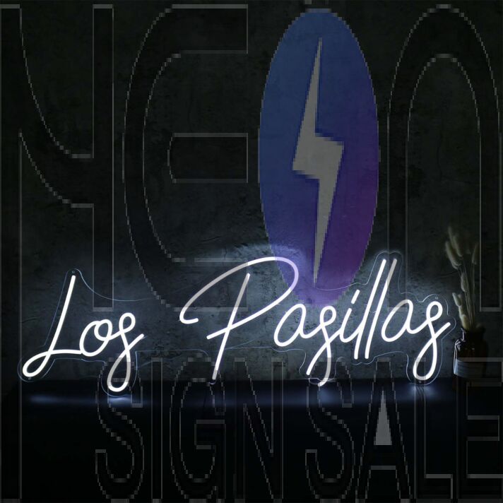 Log Pagillag White Neon Sign