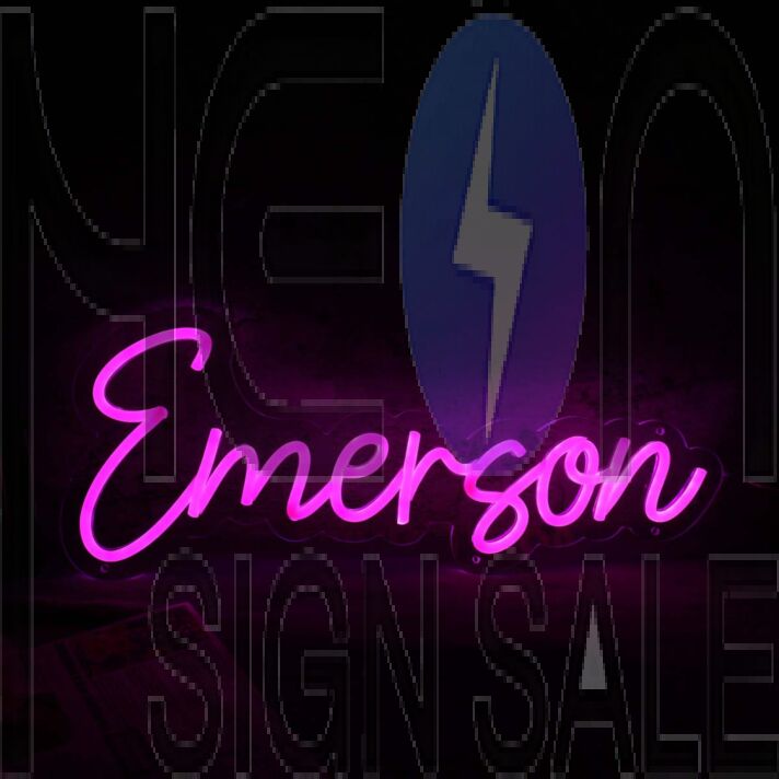 Emerson Pink Neon Sign